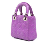 Mini Lambskin Cannage Lady Dior